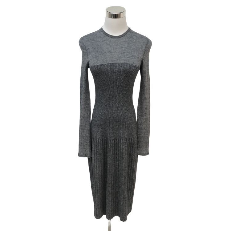Chanel Chanel Ribbed Knit Button Back Midi Dress Size 36 Size XS / US 0-2 / IT 36-38 - 1 Thumbnail