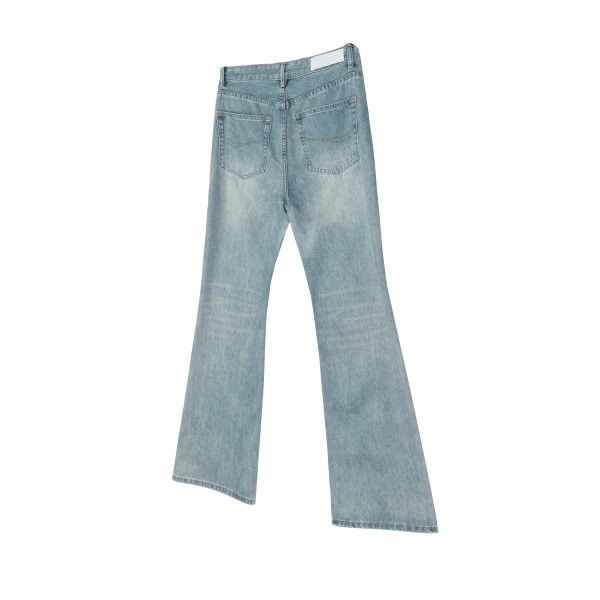 Jean × Vintage washed faded cleanfit yuppie bootcut flared jeans Size US 36 / EU 52 - 2 Thumbnail