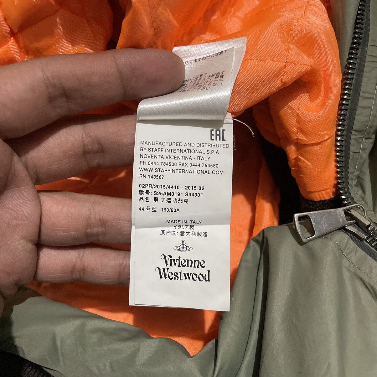 Vivienne Westwood Vivienne Westwood Man Clint Eastwood MA-1 Bomber Jacket Size US M / EU 48-50 / 2 - 10 Thumbnail