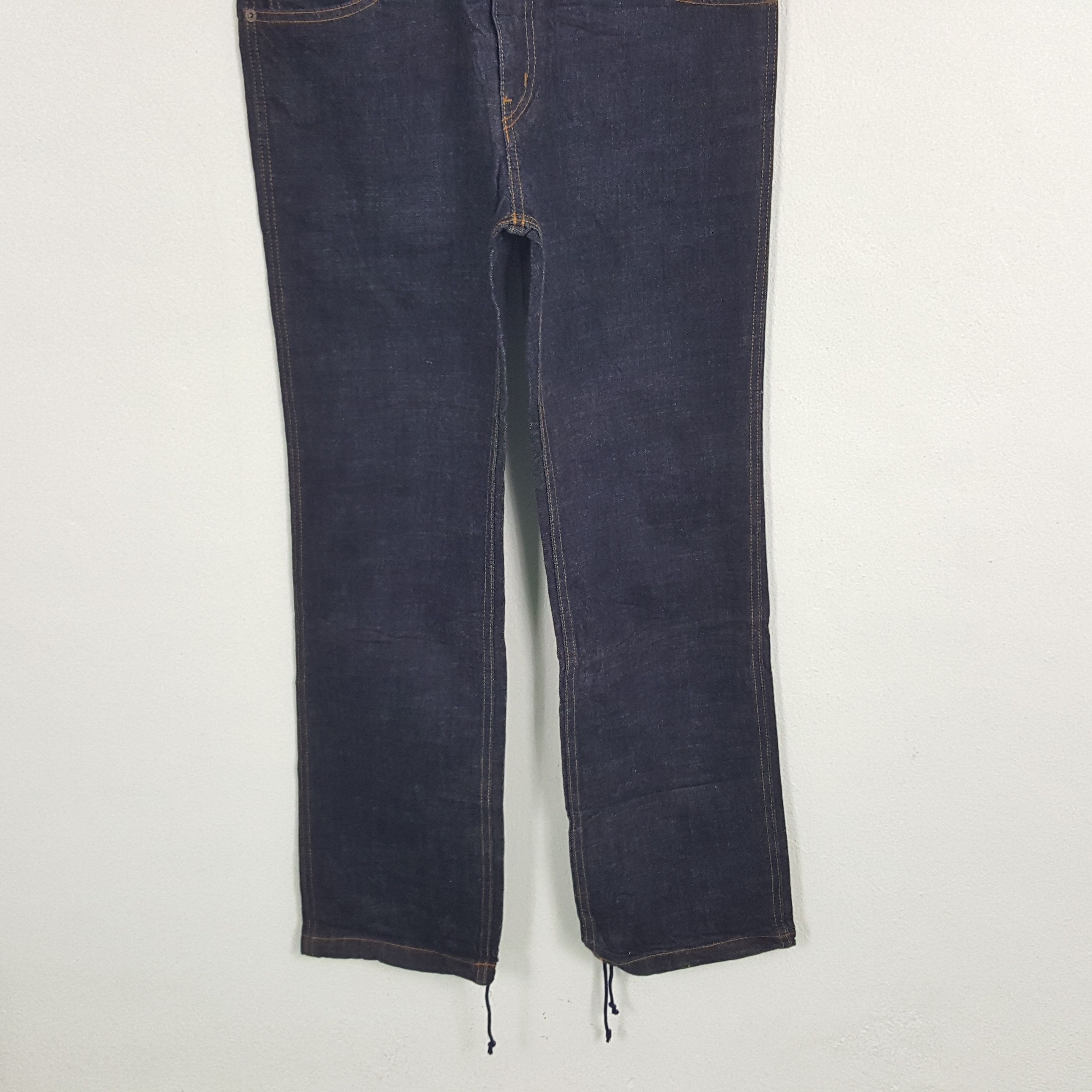 Japanese Brand × Vintage Vintage X-girl Japanese Brand Baggy Overall Denim Jeans Size 35" - 3 Thumbnail