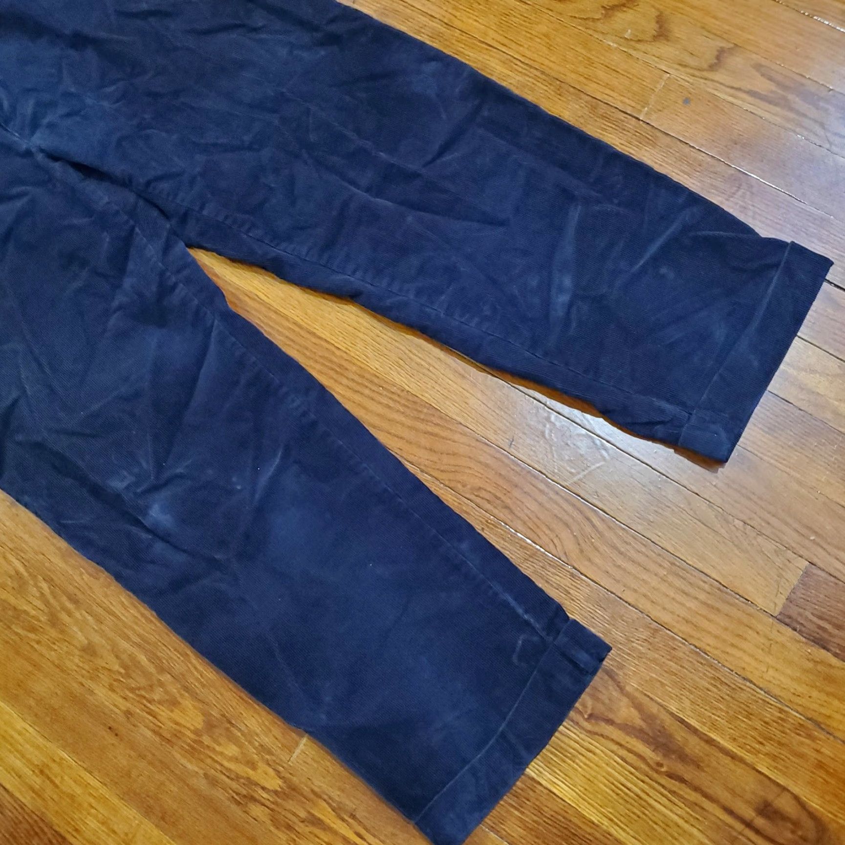 Polo Ralph Lauren Polo Ralph Lauren Pants Mens 36x30 Navy Blue Corduroy Classic Casual Hammond Size US XS / EU 42 / 0 - 2 Thumbnail