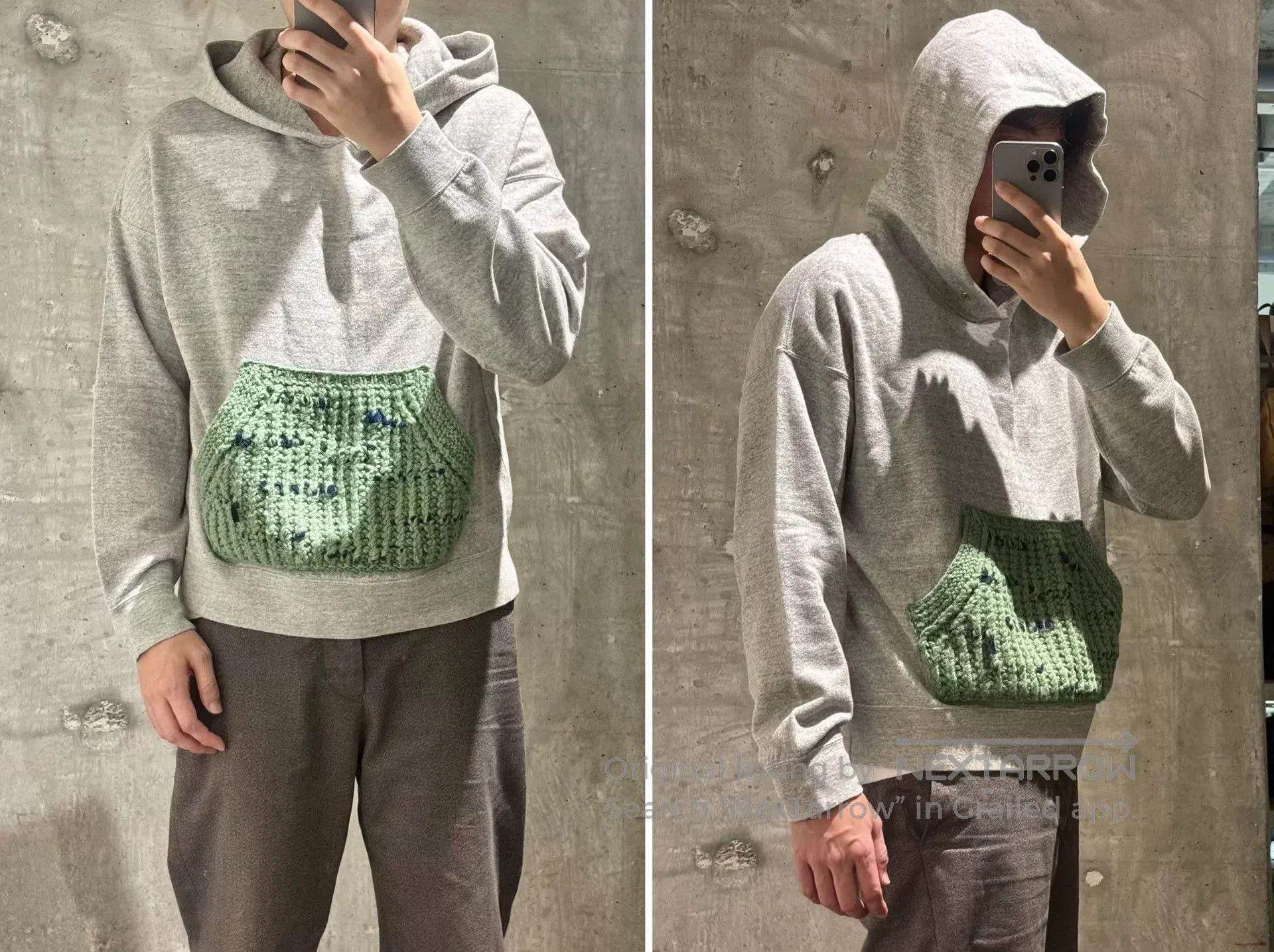 Visvim Visvim Amplus Hoodie P.O. with Knit Pocket. Size US M / EU 48-50 / 2 - 3 Thumbnail