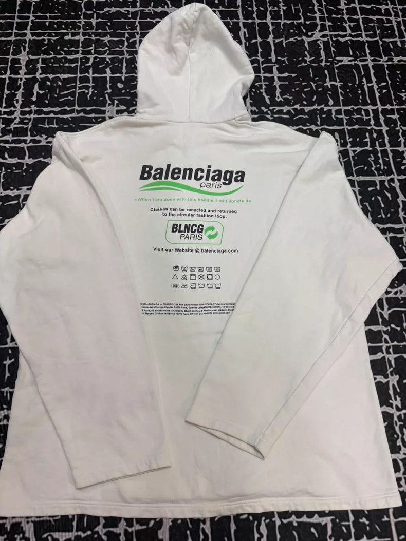 Balenciaga Balenciaga Environmental protection cola hoodie sweater Size US S / EU 44-46 / 1 - 2 Thumbnail
