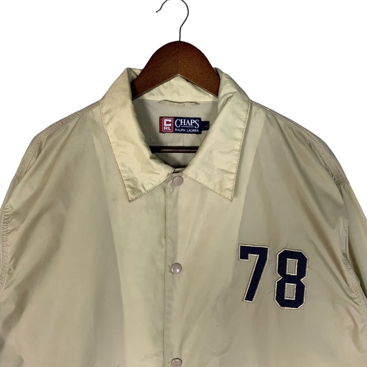 Ralph Lauren × Vintage Vintage Chaps Ralph Lauren Button Windbreaker Jacket Size L Size US L / EU 52-54 / 3 - 2 Thumbnail