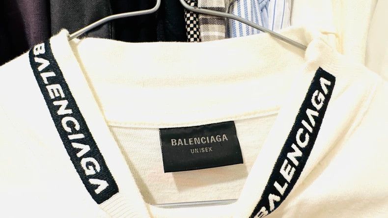 Balenciaga Balenciaga Full-printed logo short sleeve Size US S / EU 44-46 / 1 - 2 Thumbnail