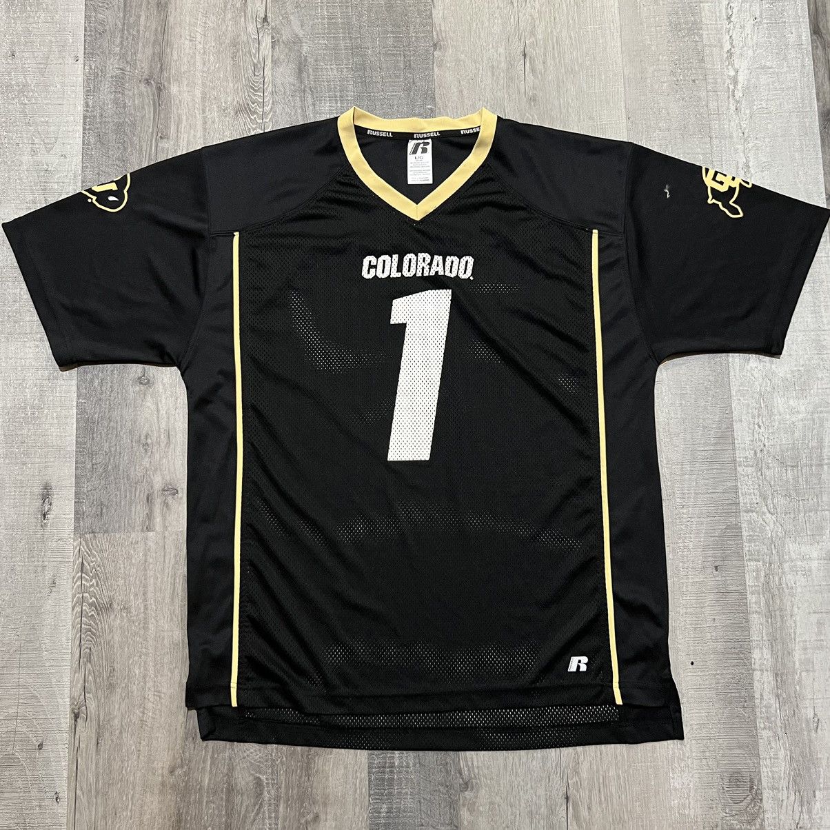 Russell Athletic Russell Athletic Colorado Black CU Buffs #1 College Jersey L Size US L / EU 52-54 / 3 - 1 Thumbnail