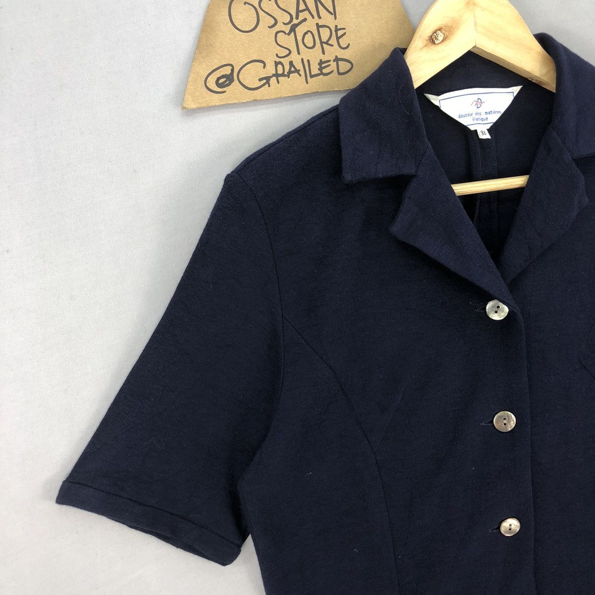 Zephyr 🇯🇵Vintage Zephyr Elastic Button Up Shirt Size S / US 4 / IT 40 - 2 Thumbnail