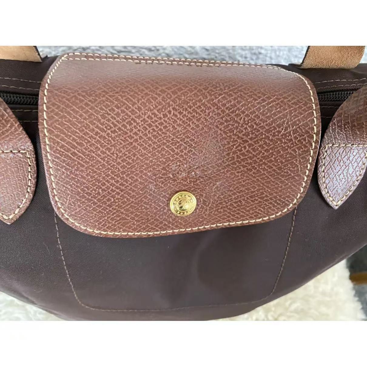 Longchamp Longchamp Pliage Handbag Leather Size ONE SIZE - 2 Thumbnail