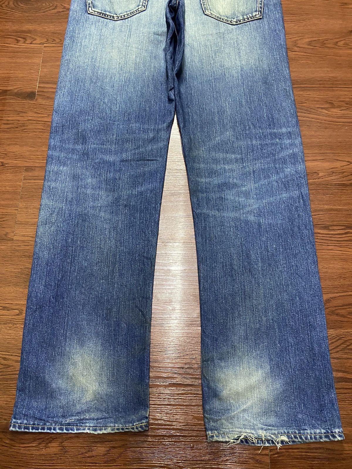 Japanese Brand Vintage Japanese Brands Gu Mud Wash Distressed Loose Jeans Size US 34 / EU 50 - 6 Thumbnail
