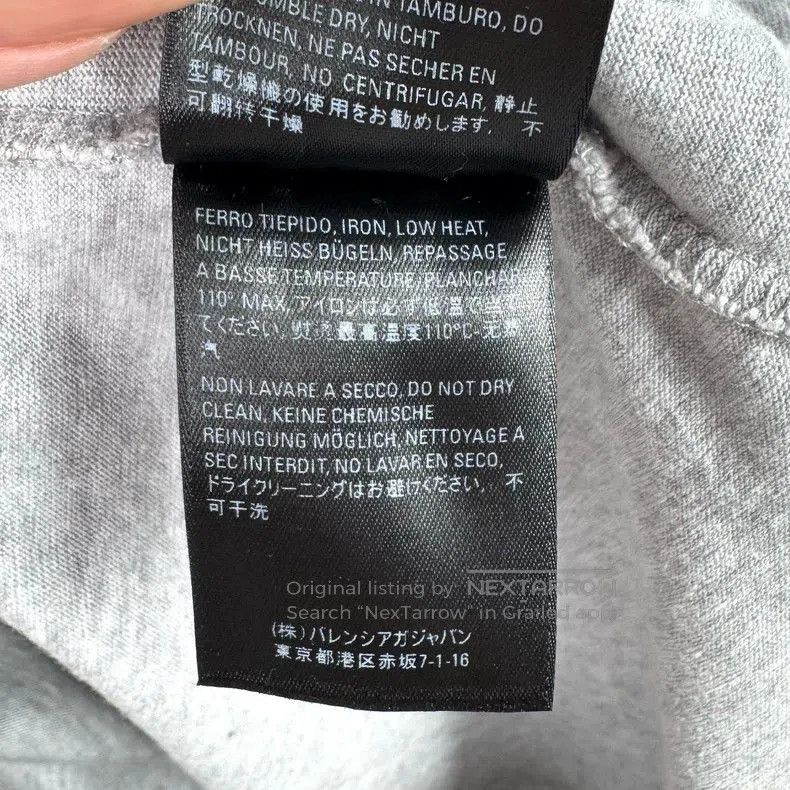 Balenciaga Balenciaga Embroidered Short Sleeve T-shirt. Size US XL / EU 56 / 4 - 5 Thumbnail