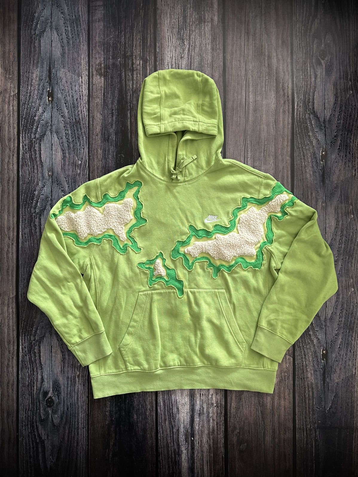 Nike Nike Custom Hoodie Vintage 90s Y2K Reworked Size US L / EU 52-54 / 3 - 1 Thumbnail