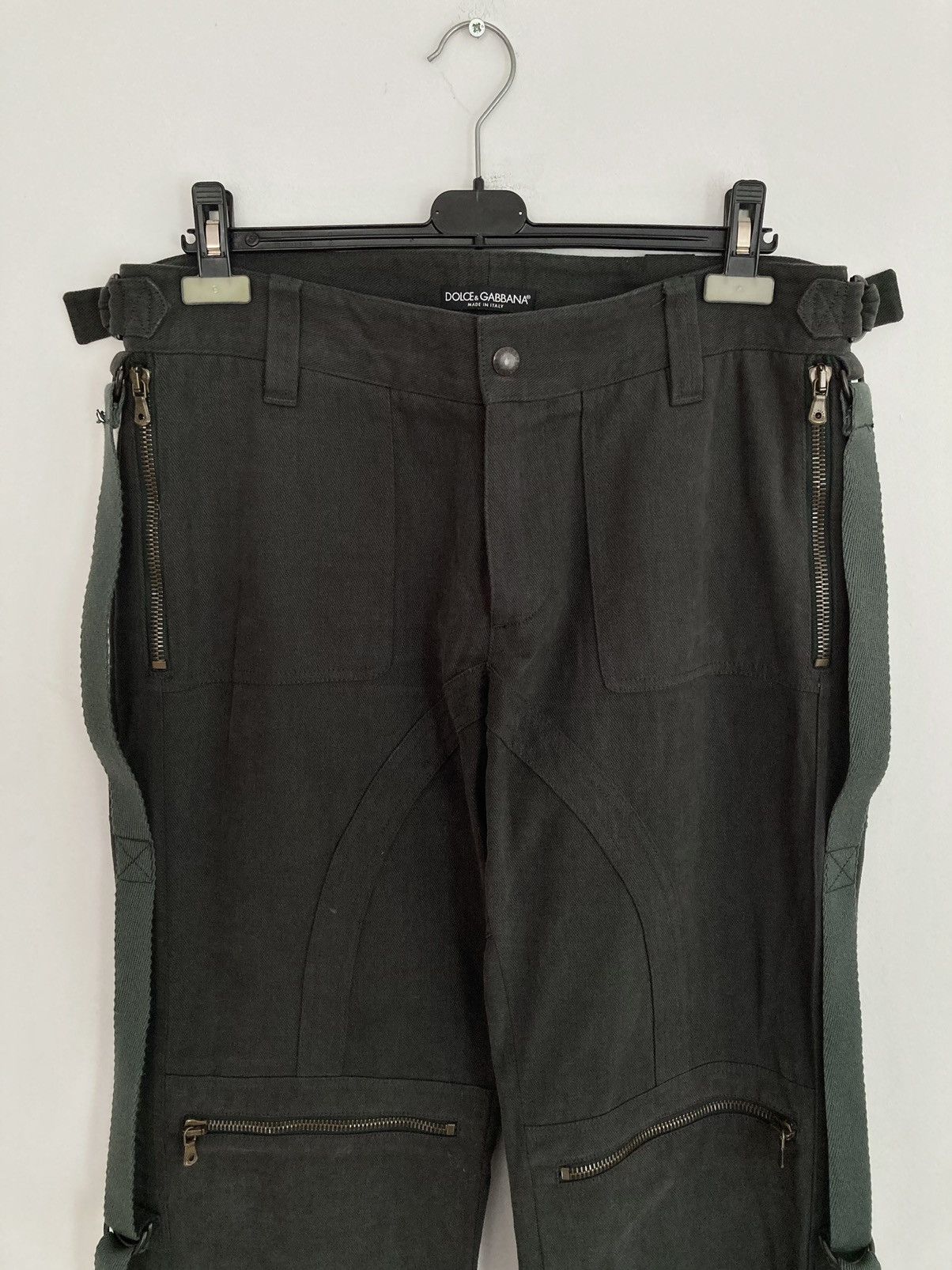 Dolce & Gabbana A/W 2003 Bondage Side Strap Cargos Size US 34 / EU 50 - 3 Thumbnail