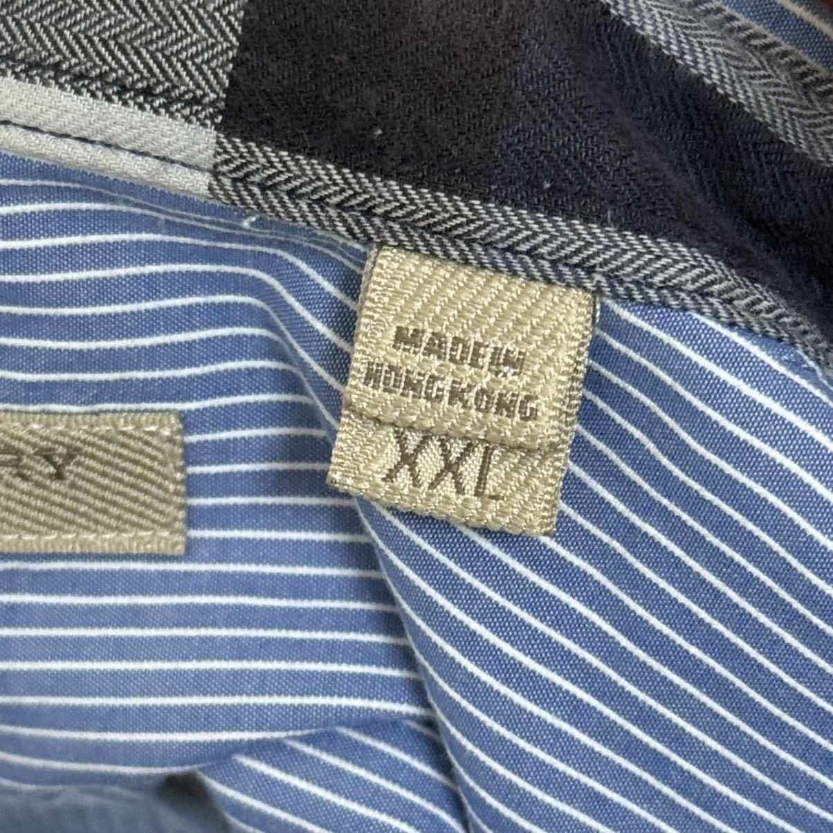 Burberry 2000’s Burberry Striped Pocket shirt logo Size US XXL / EU 58 / 5 - 11 Thumbnail