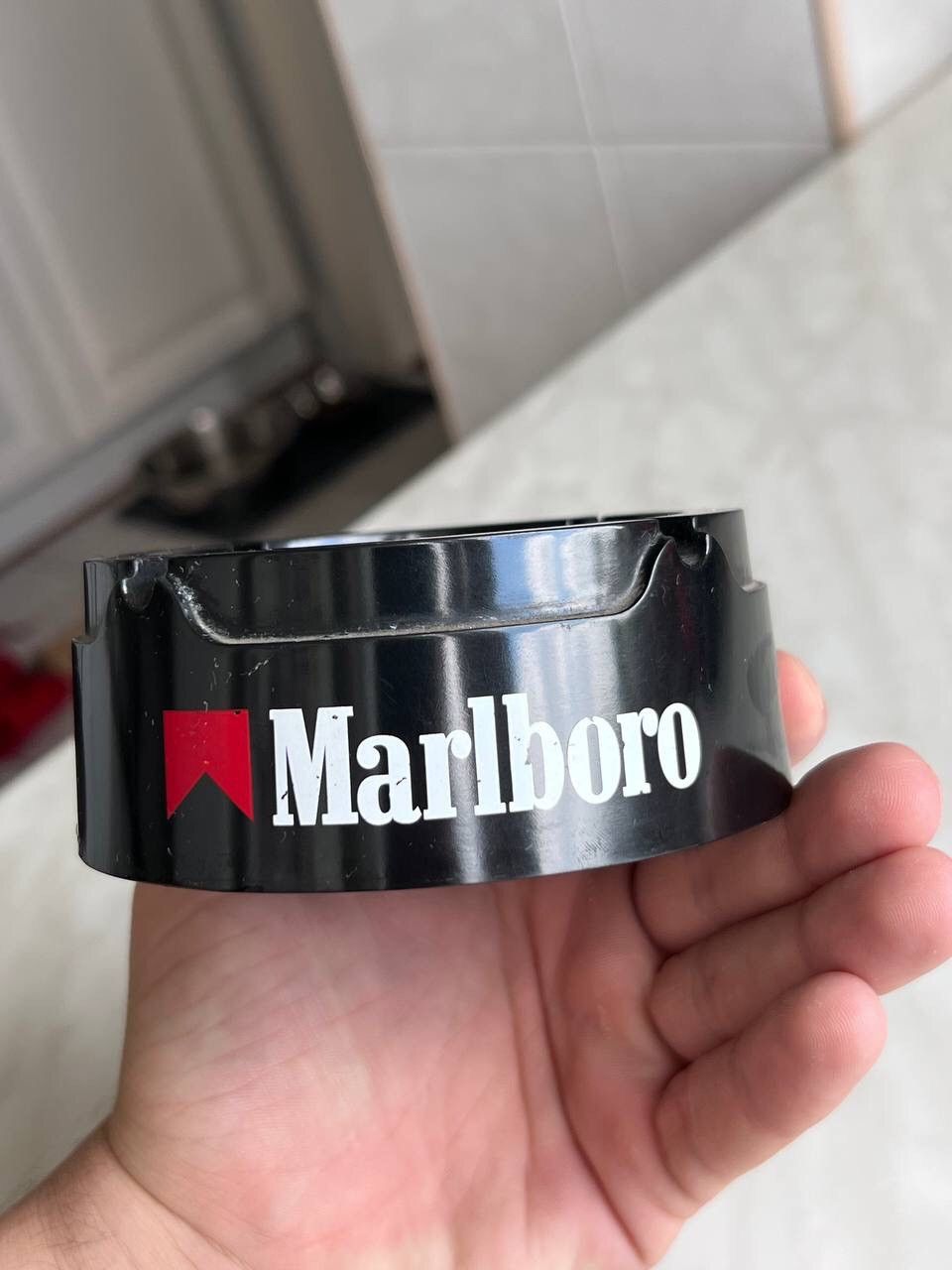 Marlboro 1990 Vintage Marlboro Plastic Ashtray Big Logo Retro Rare Size ONE SIZE - 3 Thumbnail