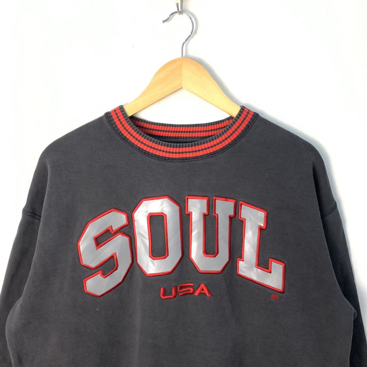 Japanese Brand Soul USA Sweatshirt Jumper Size Large Size US L / EU 52-54 / 3 - 3 Thumbnail