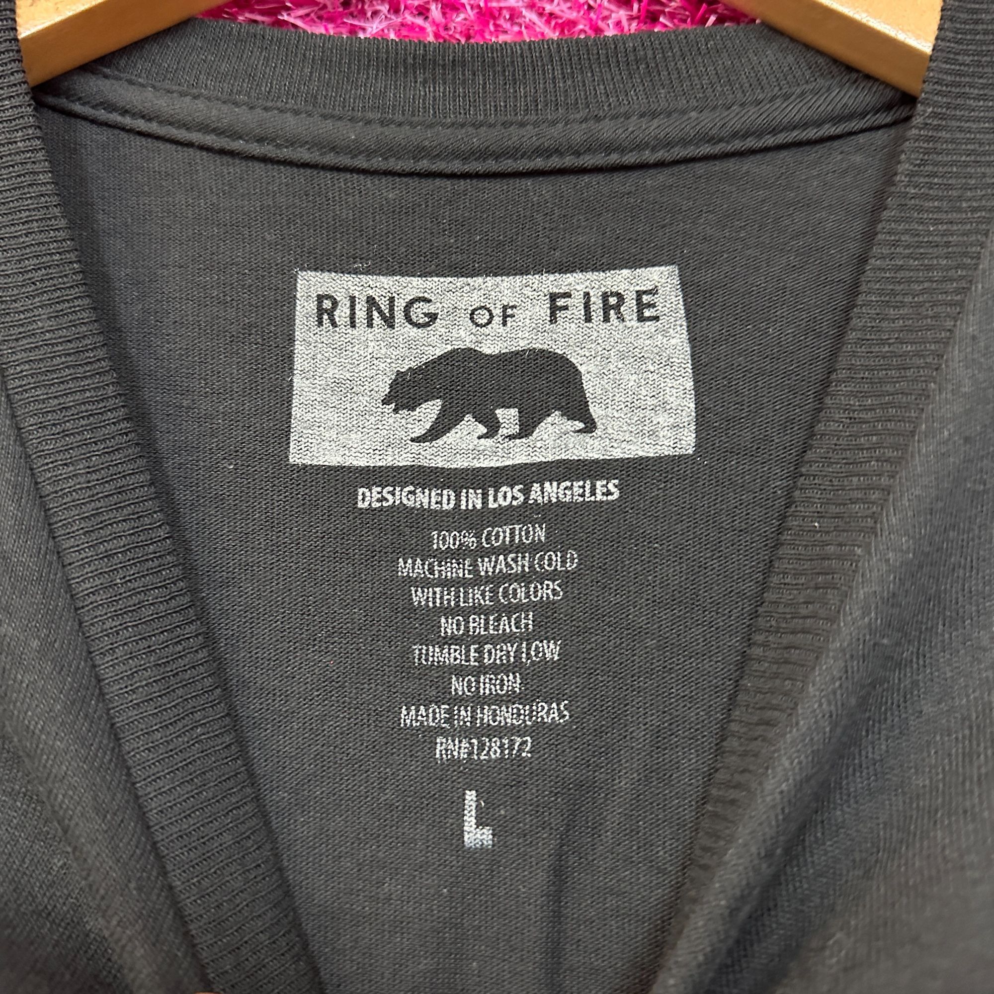 Ring Of Fire Osaka Japan Past Present Future Puffy Ring of Fire Tee L Size US L / EU 52-54 / 3 - 4 Thumbnail