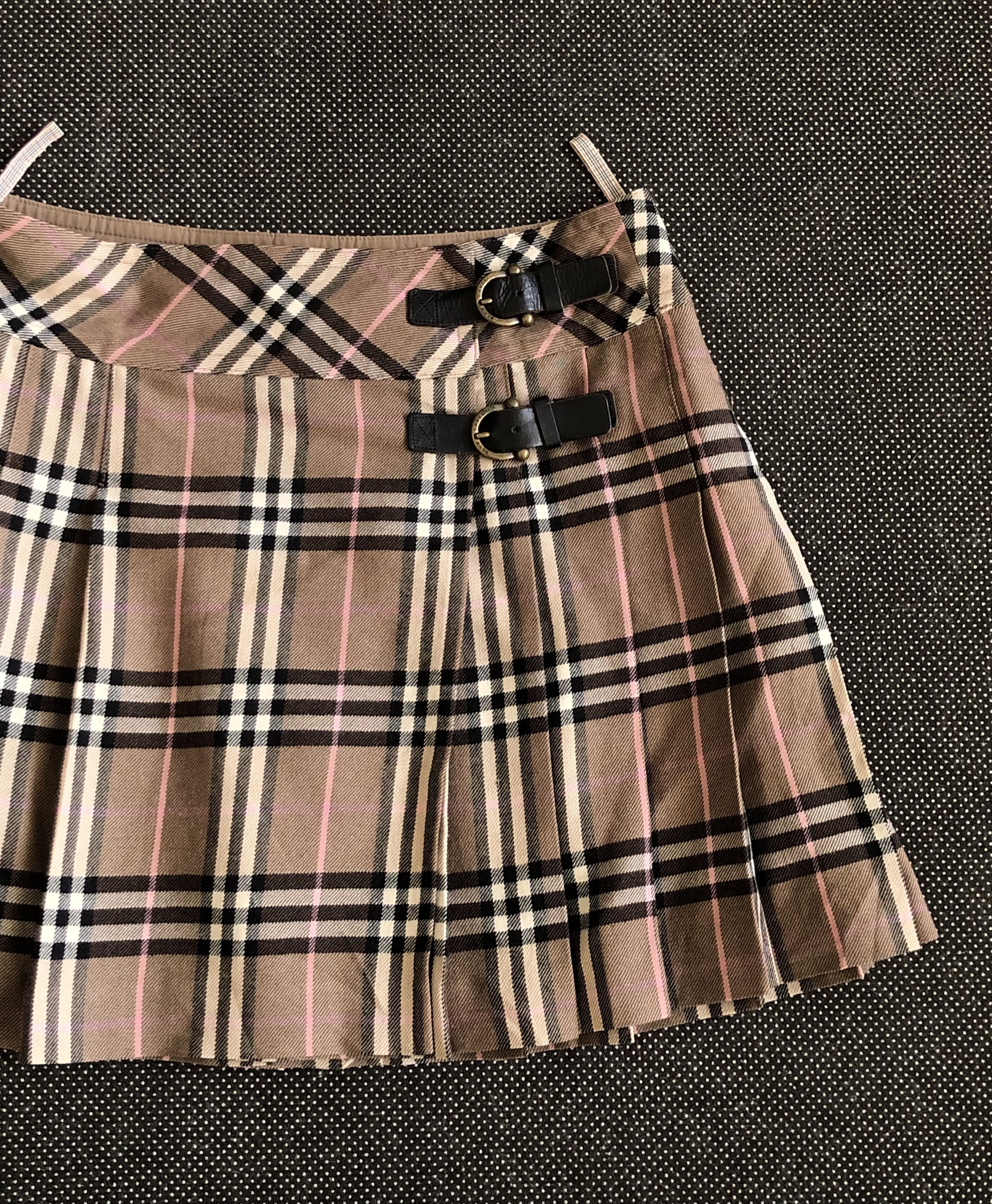 Burberry BURBERRY BLUE LABEL WOOL WRAPPING SKIRT Size 28" / US 6 / IT 42 - 3 Thumbnail