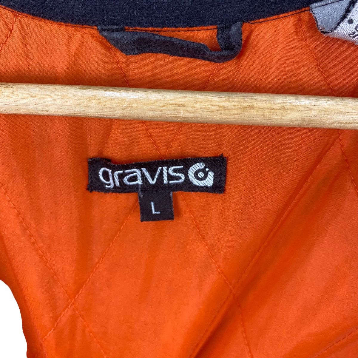 Gravis Vintage GRAVIS Full Zip Padded Jacket OrQuilted Lining Size US L / EU 52-54 / 3 - 10 Thumbnail