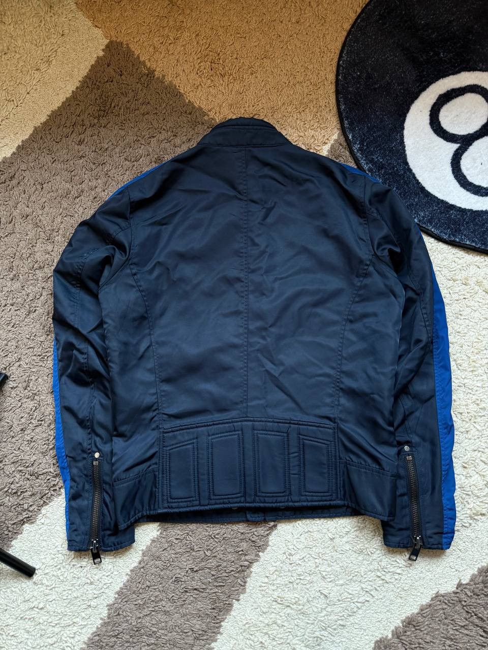 Diesel Diesel Flying Cougar Jacket Light Dark Blue Nylon Bomber Size US S / EU 44-46 / 1 - 2 Thumbnail