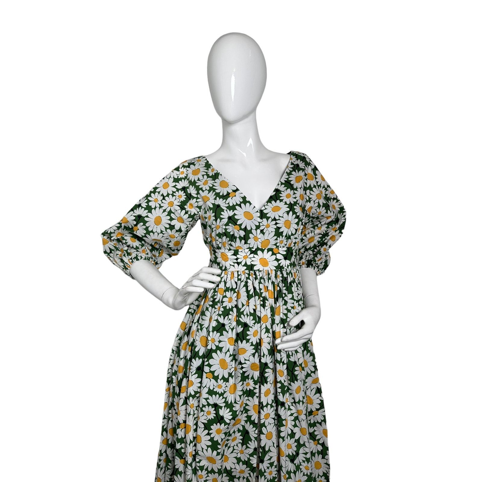 Kate Spade kate spade Bodega Daisy Floral Midi Mainline Dress size 2 Size XS / US 0-2 / IT 36-38 - 4 Thumbnail