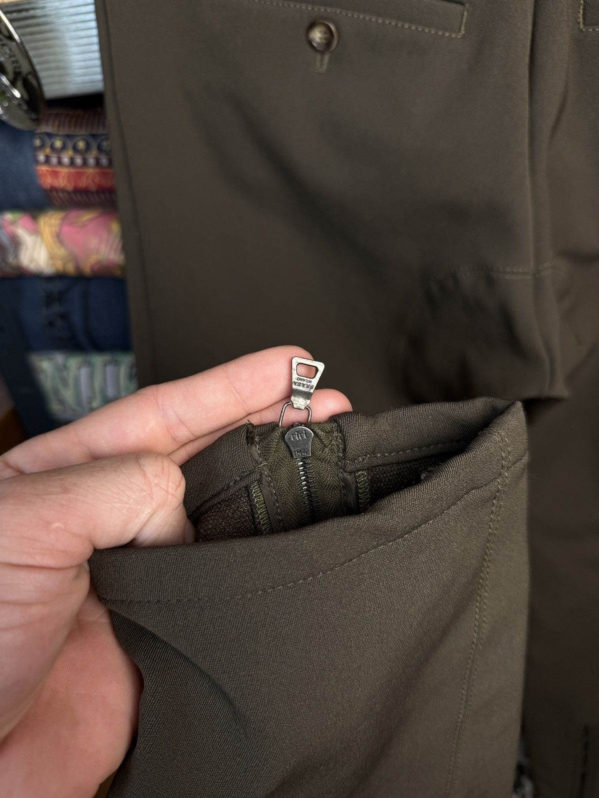 Prada PRADA Pants Tab Ski Outdoor Work Vintage Size 34" / US 12 / IT 48 - 12 Thumbnail