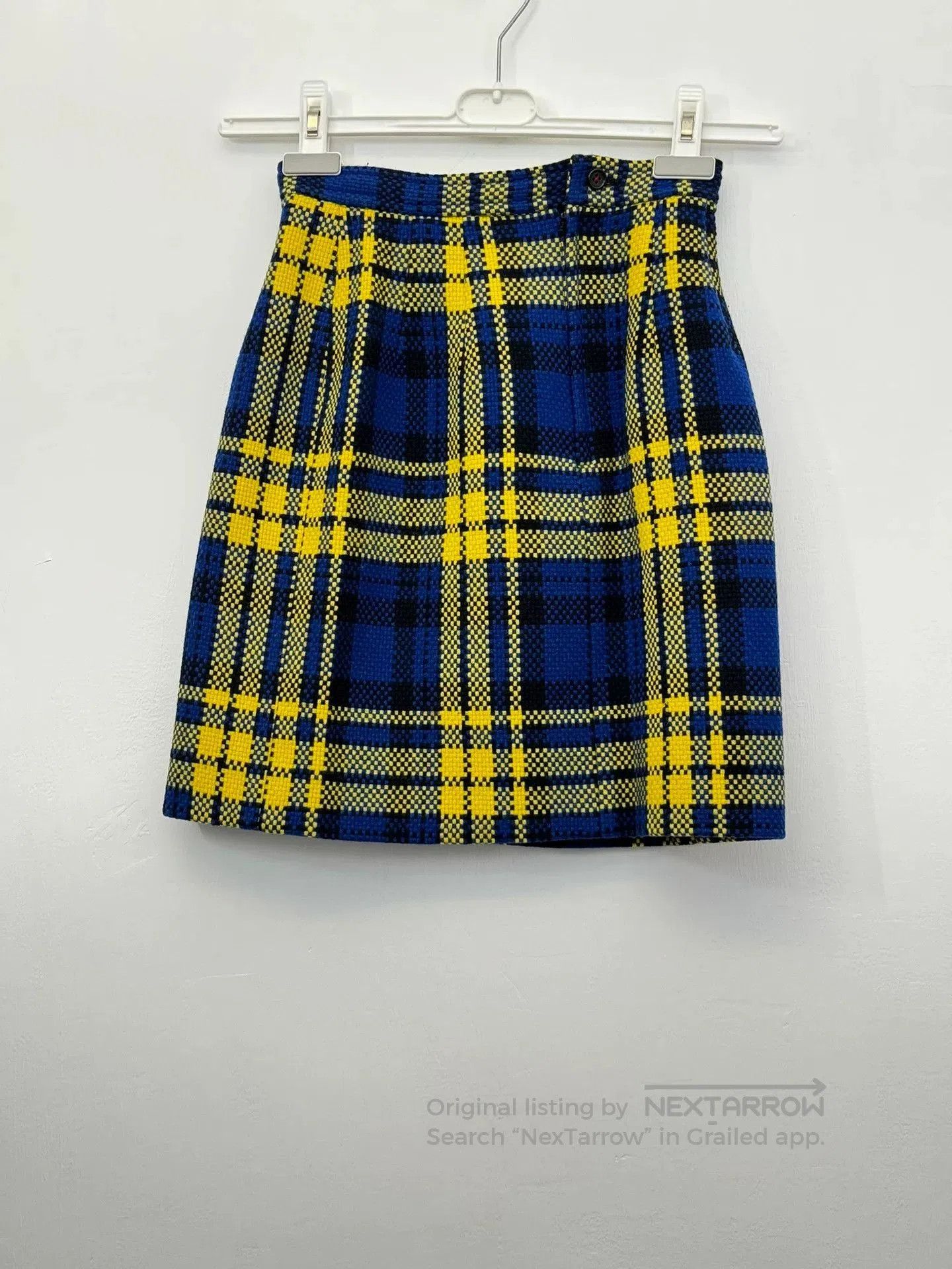 Comme des Garcons Comme des Garçons Plaid Mini Skirt. Size 24" / US 00 / IT 34 - 4 Thumbnail