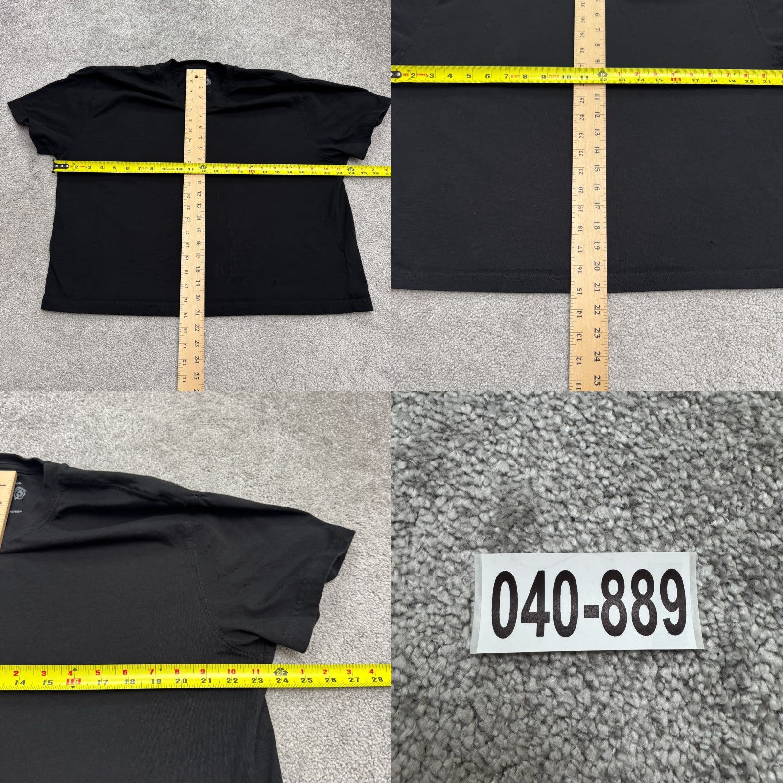 Primark Primark Boxy Cropped T-Shirt Womens M Black Cotton Short Sleeve Crew Tee Size M / US 6-8 / IT 42-44 - 8 Thumbnail