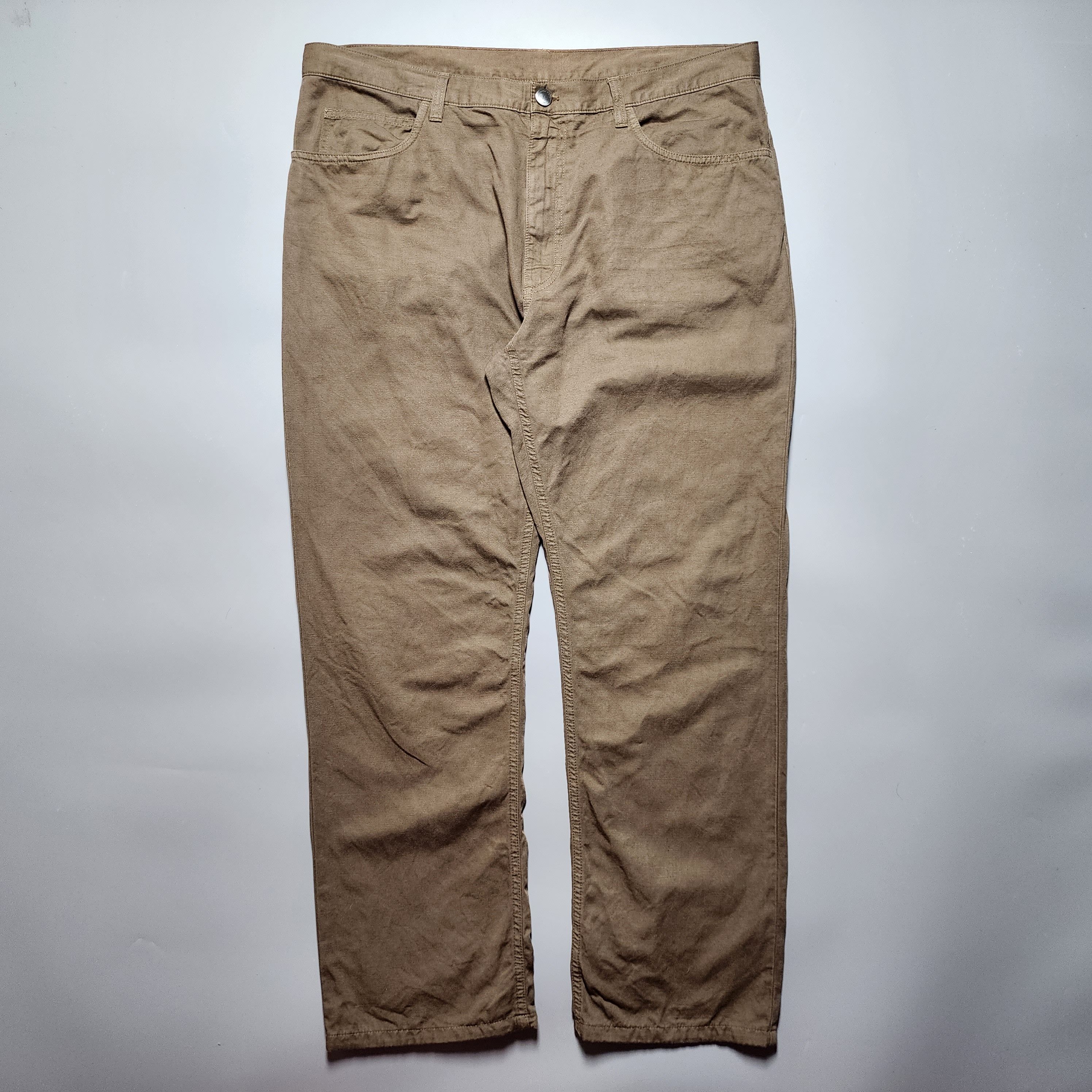 Loro Piana Loro Piana - Cotton Linen Straight Leg Trouser Size US 38 / EU 54 - 1 Thumbnail
