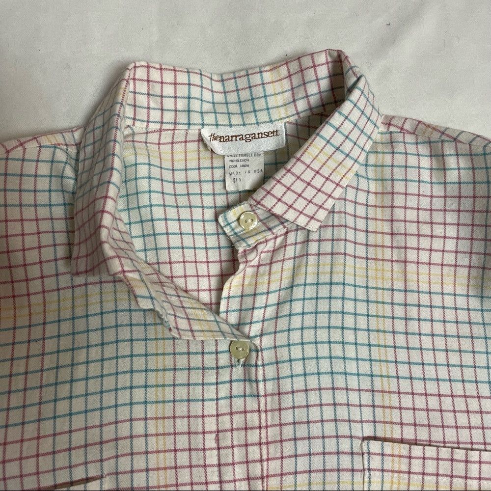 Other Vintage The Narragansett Cotton Plaid Shirt Size L Size US L / EU 52-54 / 3 - 3 Thumbnail