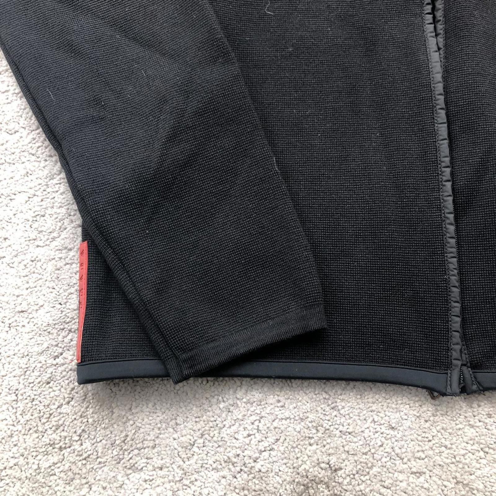 Prada Vintage Prada Red Tab Wool & Nylon Jacket Zip Up Sweatshirt Size US M / EU 48-50 / 2 - 3 Thumbnail