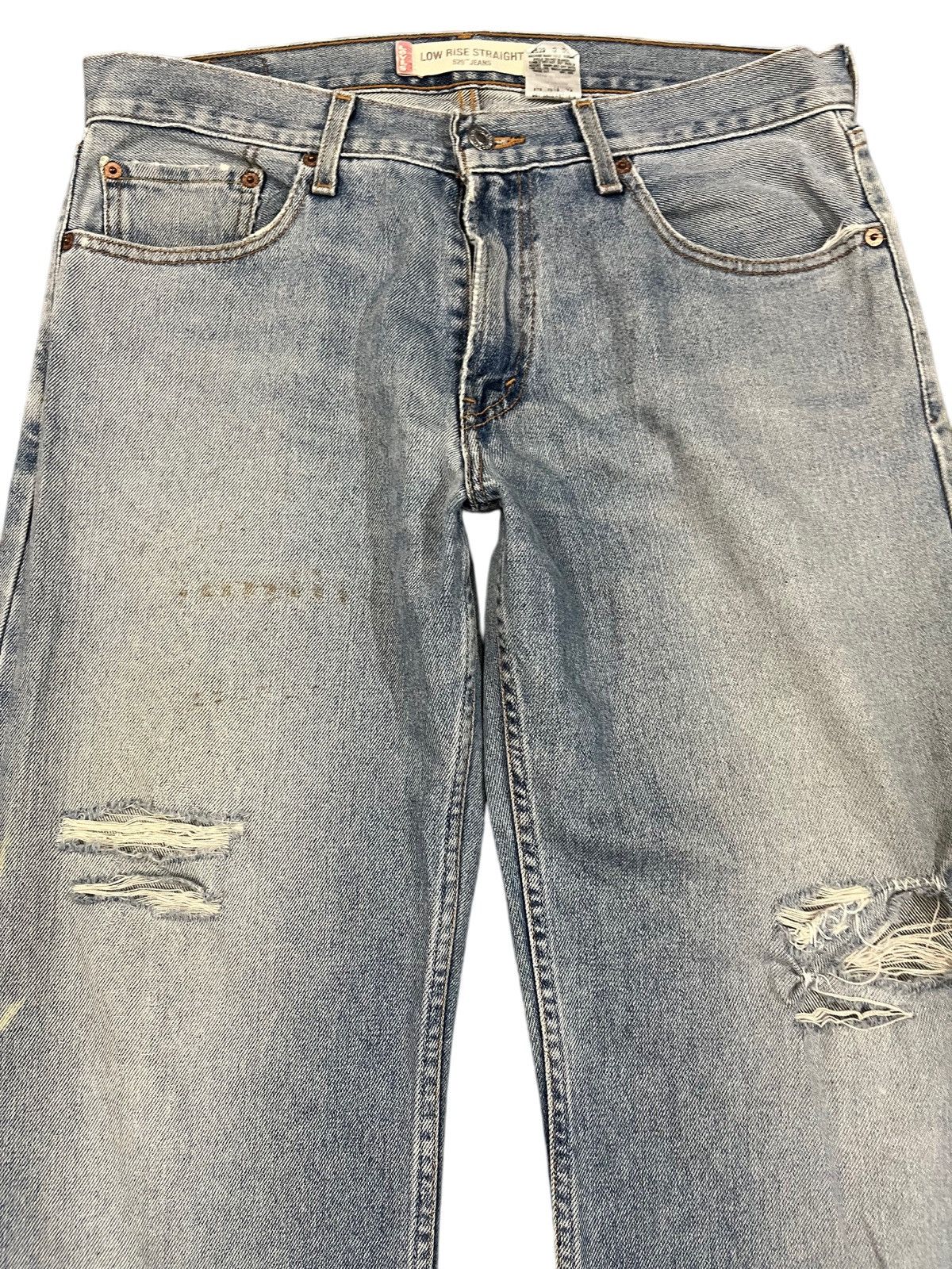 LVC × Levi's × Levi's Vintage Clothing Vintage Levi’s 529 Low Rise Straight Distressed Denim Size US 34 / EU 50 - 2 Thumbnail