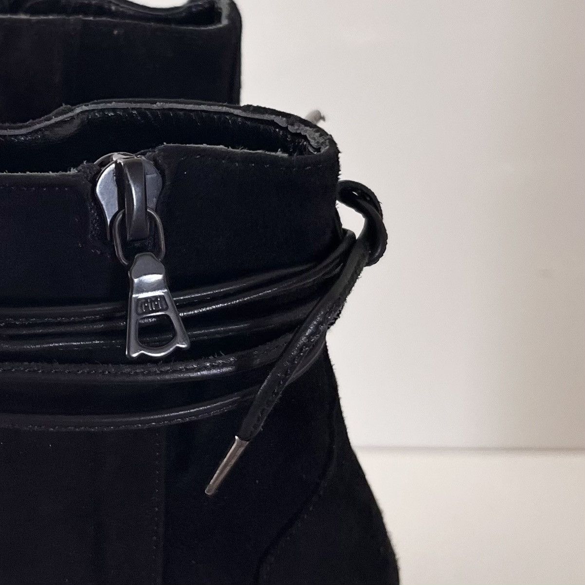 Narciso Rodriguez Narciso Rodriguez Black suede Lace-Up Wedge Boots Size US 6.5 / IT 36.5 - 21 Thumbnail