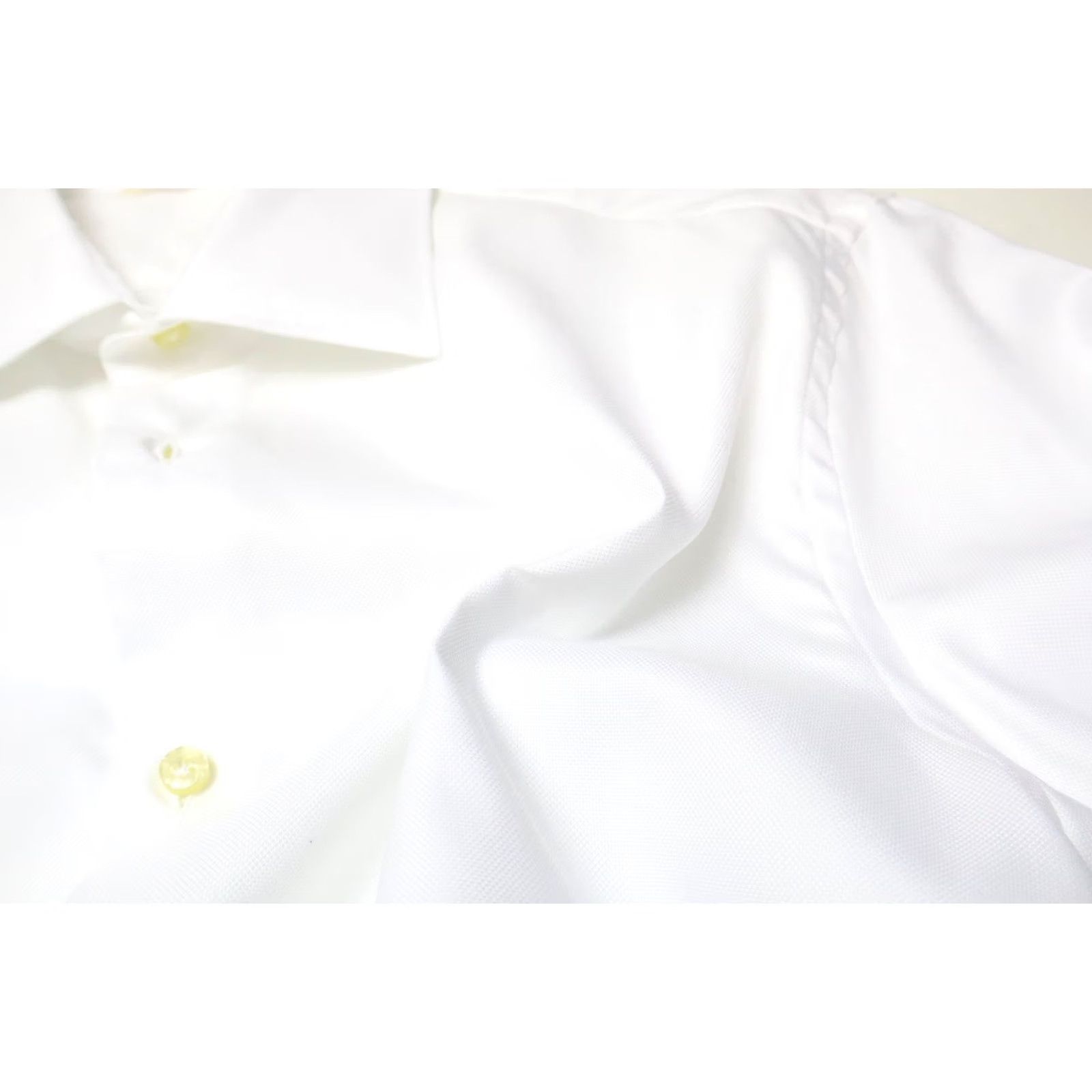 Suitsupply Suitsupply Slim Fit Formal Shirt Men's X LARGE White Collared Button-Up Dress Shirt XL Men Slim Fit Court White Collared Dress Shirt Mens Size 46R - 5 Thumbnail