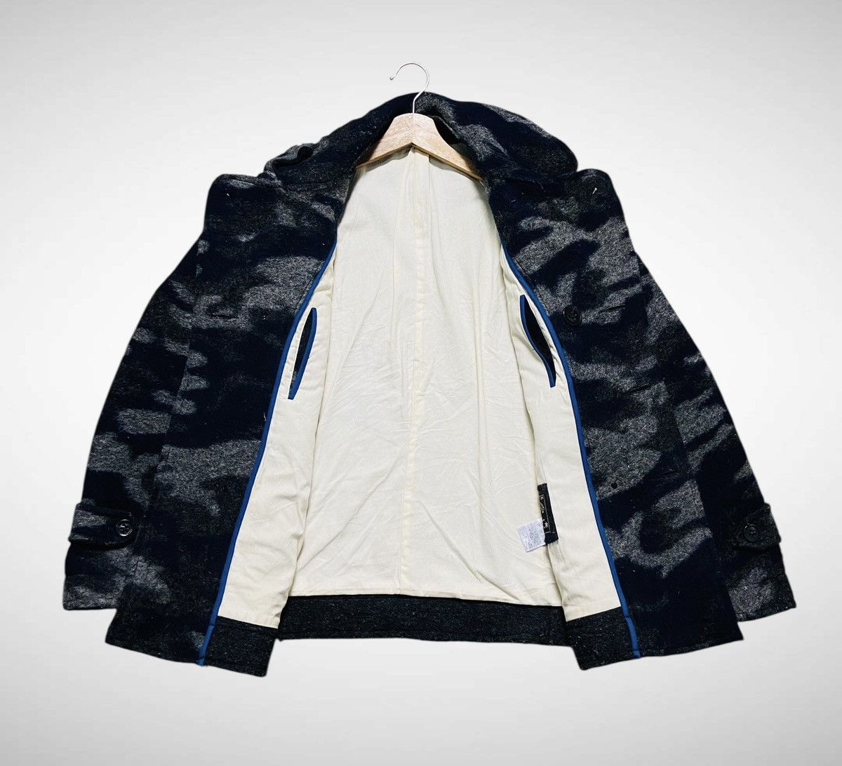 291295=Homme 291295 = Homme Double Breasted Wool Jacket Size US M / EU 48-50 / 2 - 9 Thumbnail