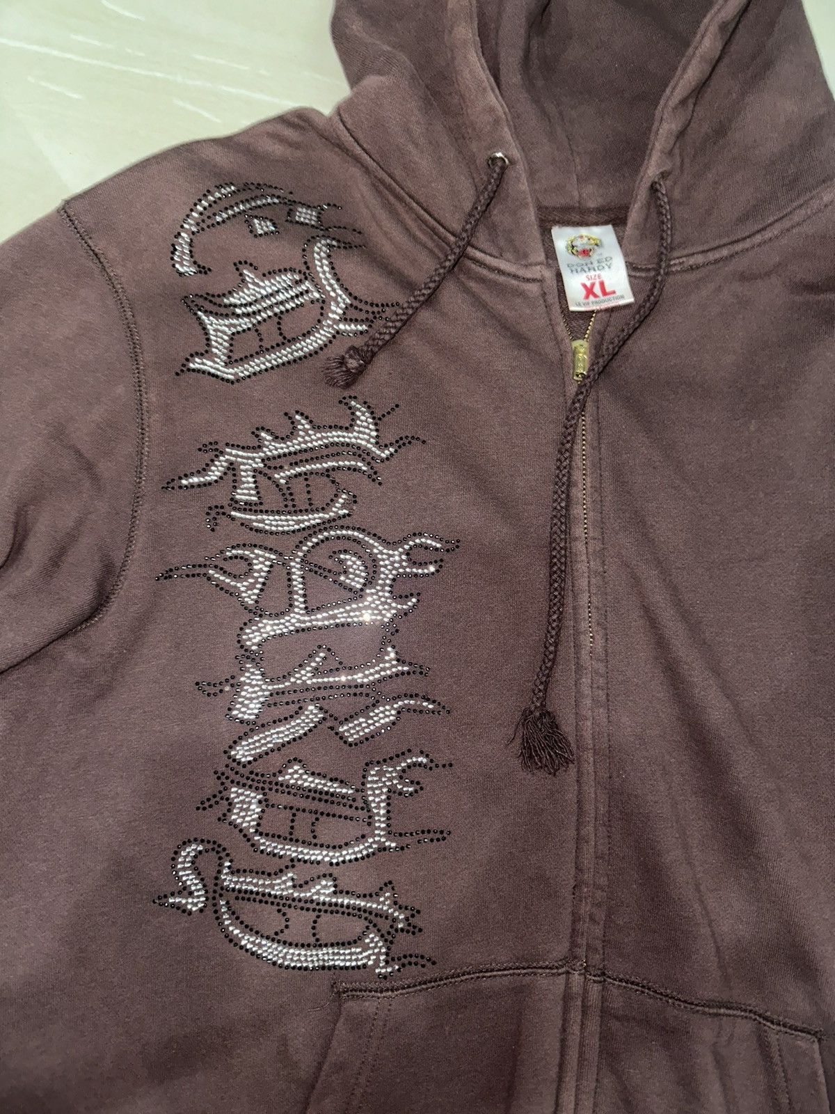 Ed Hardy × Vintage Vintage Ed Hardy hoodie Size US XL / EU 56 / 4 - 4 Thumbnail