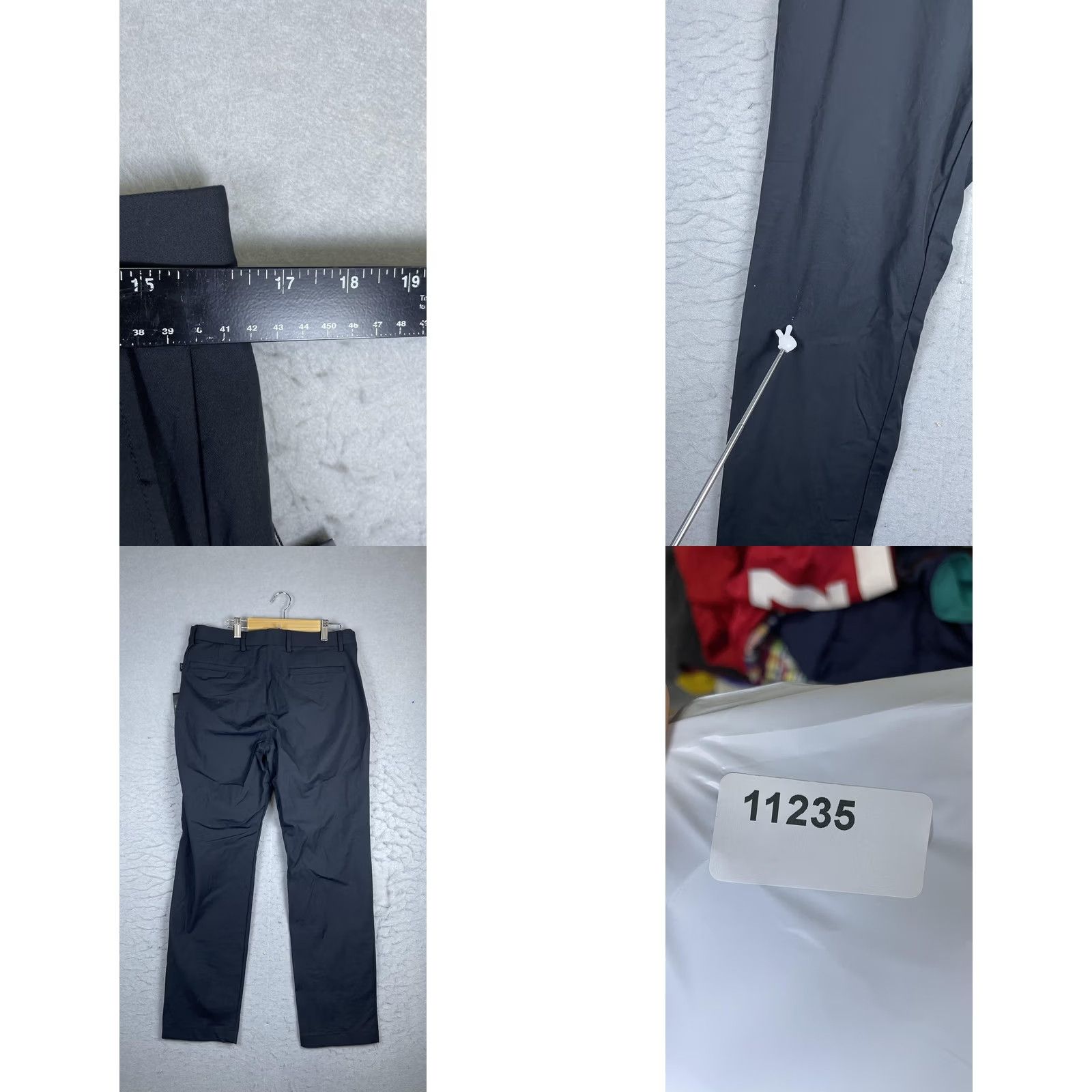 Ralph Lauren Lauren Ralph Lauren Dress Pants Mens 32x30 Black Norton Active Classic Fit Dress Pants Mens Black 32W 30L Size US 32 / EU 48 - 8 Thumbnail