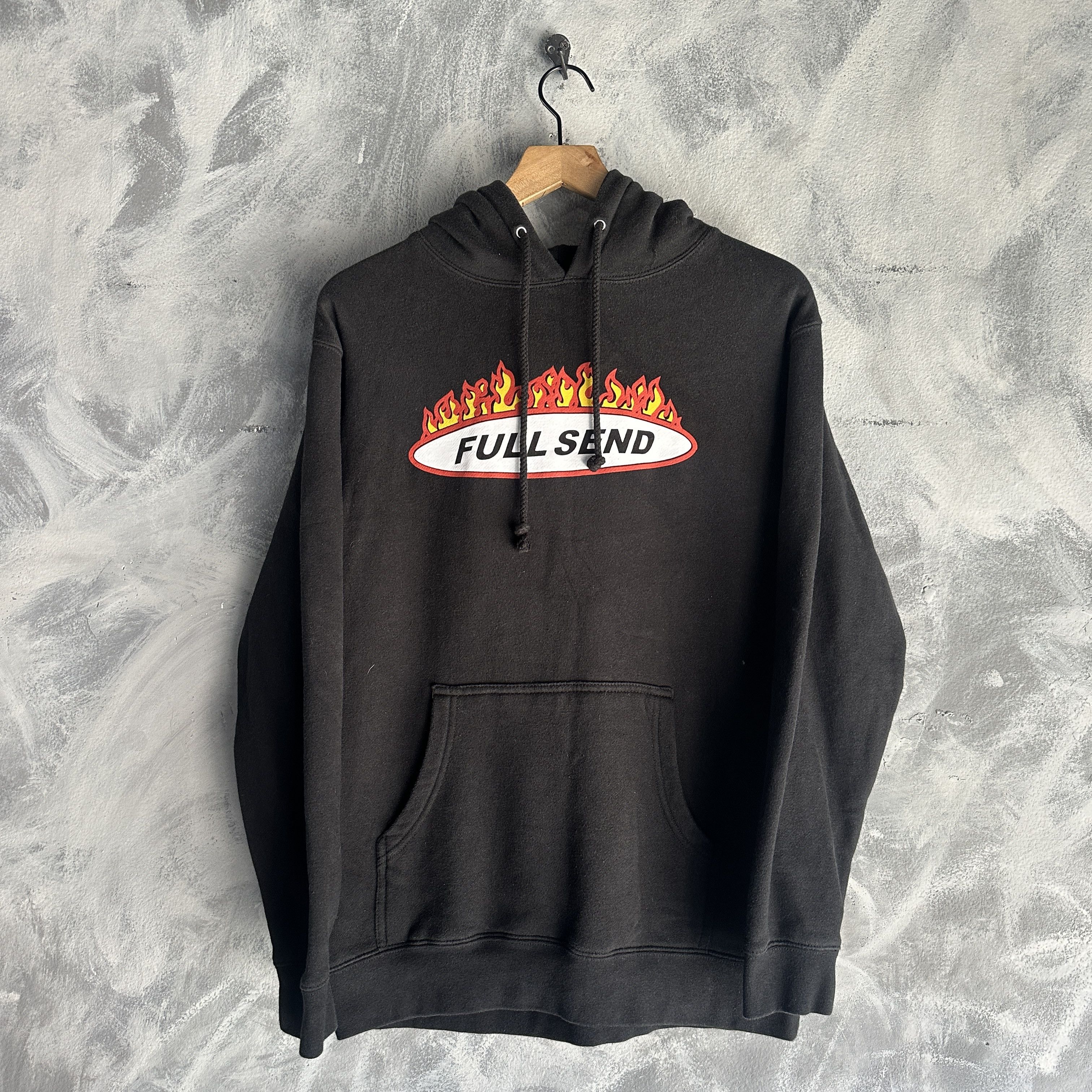 Full Send Full Send Nelk Boys Hoodie Mens Fire Flames Logo Size US S / EU 44-46 / 1 - 1 Thumbnail