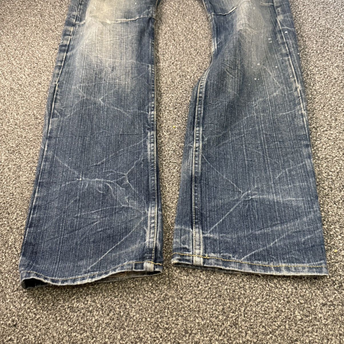 Seditionaries 🔥🇯🇵 Japanese Double Waist Distressed Dominate Jeans Size US 32 / EU 48 - 7 Thumbnail