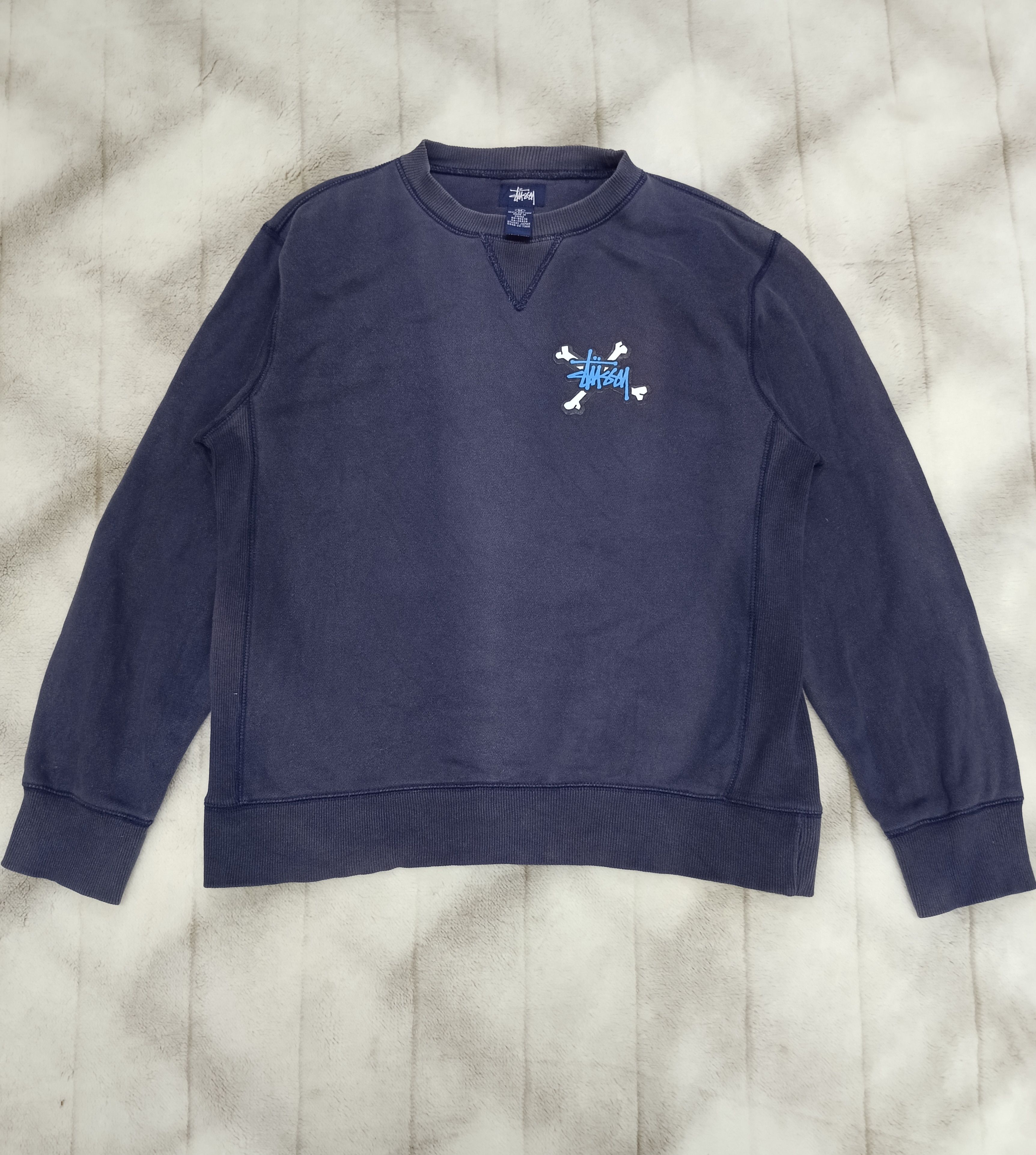 Stussy DISTRESSED STUSSY FADED SWEAT Size US M / EU 48-50 / 2 - 1 Thumbnail