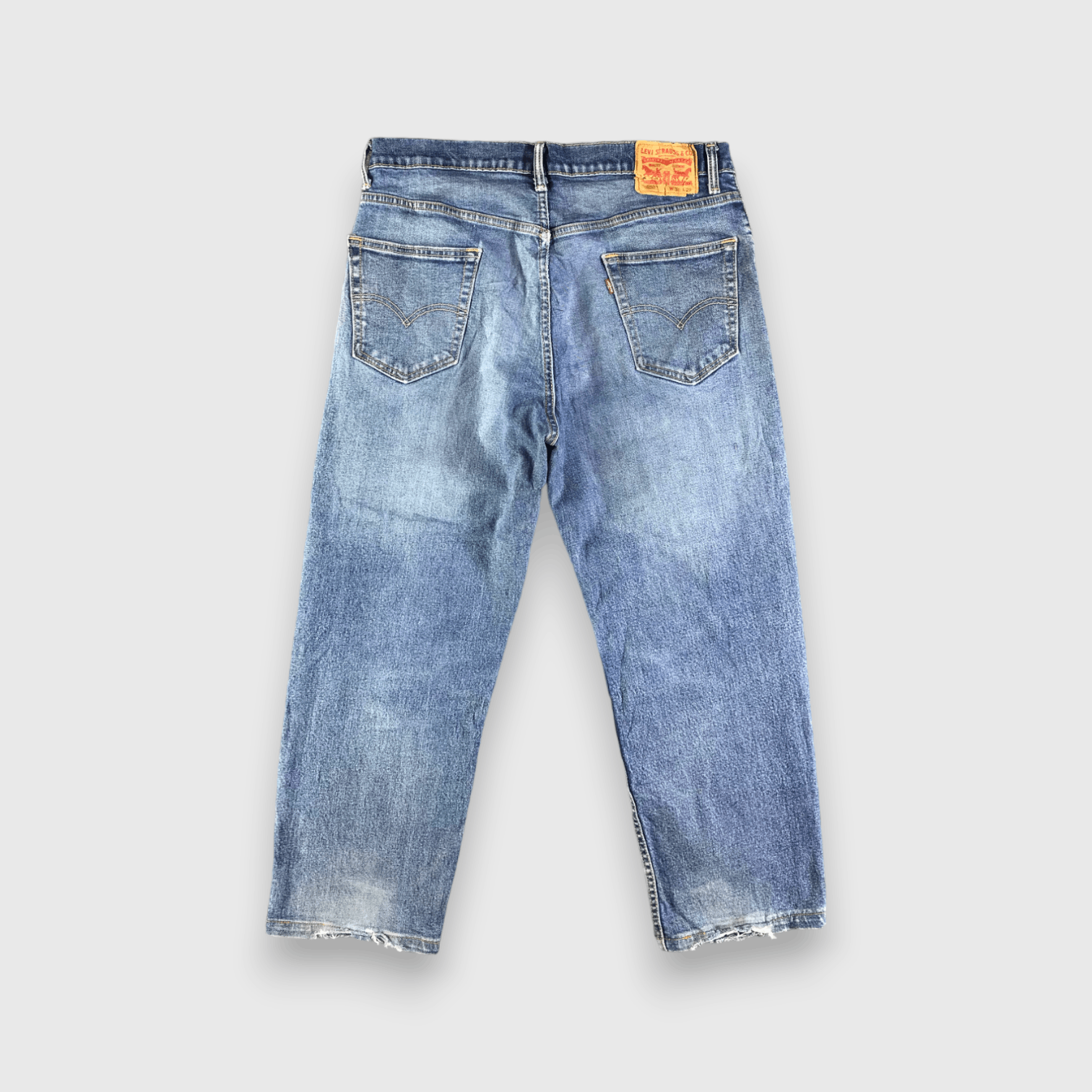 Levi's Vintage Blue Wash Levis 550 Jeans-J4342 Size US 35 - 2 Thumbnail