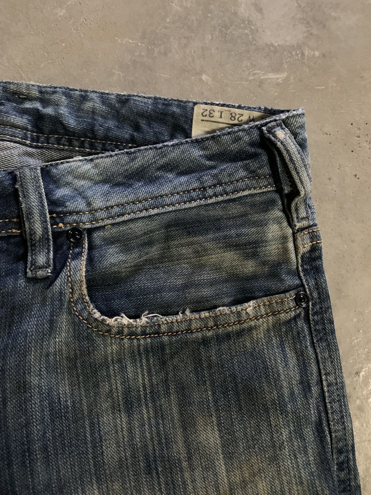 Designer × Diesel vintage diesel flare distressed rusty fade washed Size US 32 / EU 48 - 13 Thumbnail