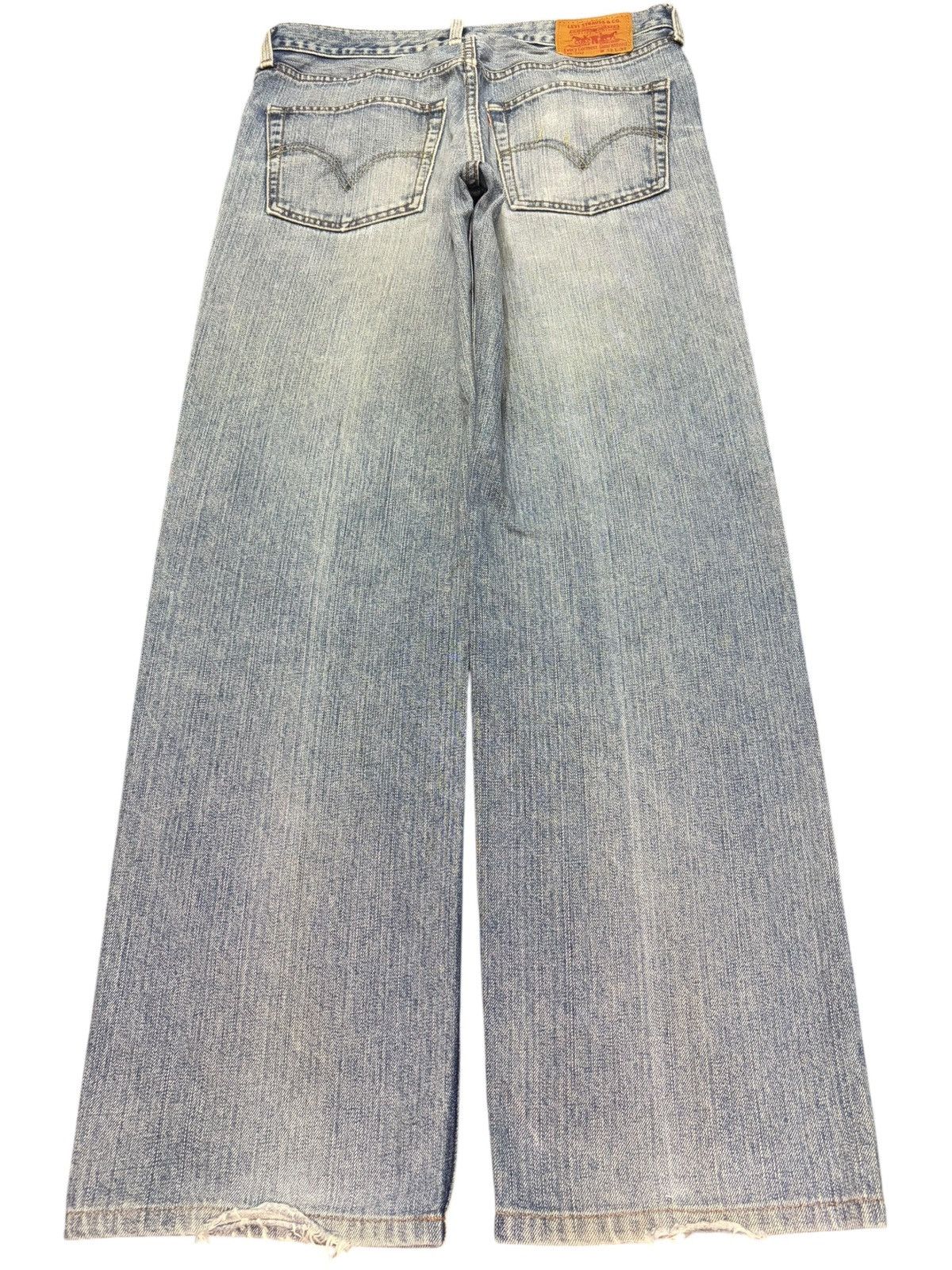 Levi's Vintage 90s Levis 502 Faded Wash Distressed Jeans Size US 31 - 2 Thumbnail