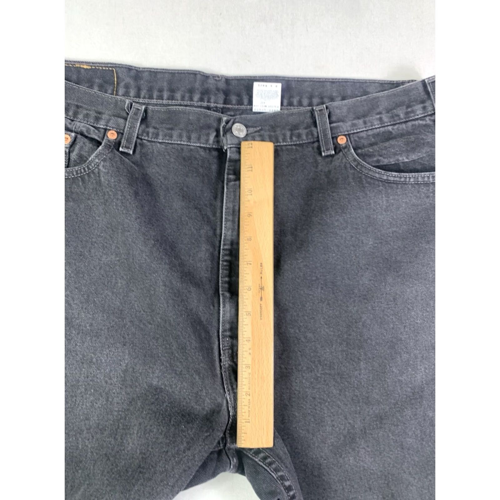 Levi's VINTAGE Levi's 505 Jeans Mens 42x30 Black Straight Leg Made In Mexico (Fits 42x29) Size US 42 / EU 58 - 5 Thumbnail