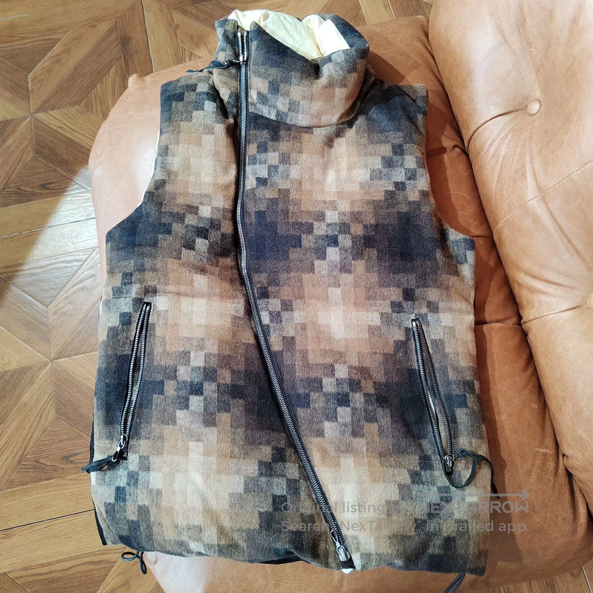 Japanese Brand YUnion Mishiba Wool-Blend Down Vest. Size US M / EU 48-50 / 2 - 1 Thumbnail