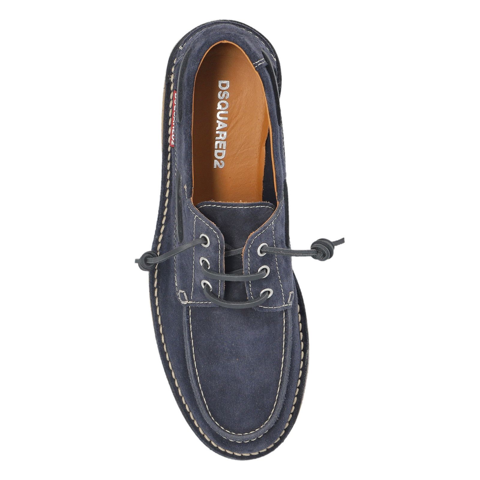 Dsquared2 DSQUARED2 Navy Blue Suede Loafers New & Authentic (Men's siz Size US 8.5 / EU 41-42 - 4 Thumbnail