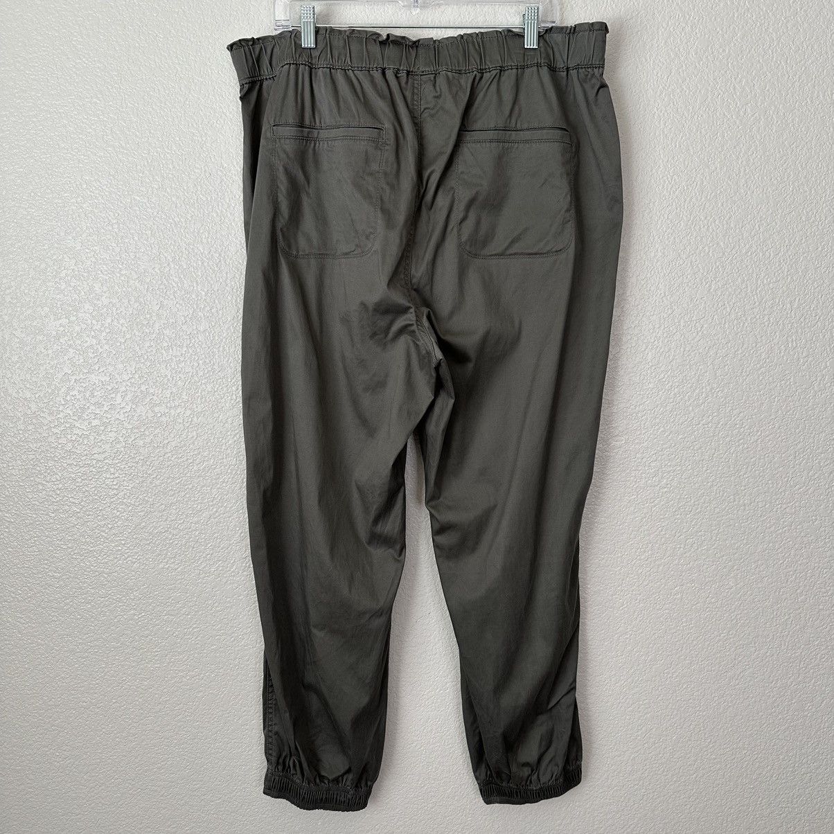 Other Knox Rose Gray Lyocell Cotton Blend Elasticized Jogger Pants Size 38" / US 16 / IT 52 - 5 Thumbnail