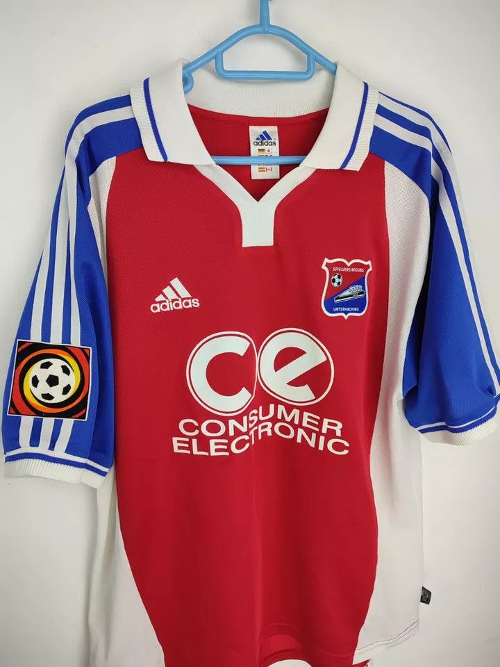 Vintage Vintage Spvgg Unterhaching home 2000-02 #8 LEXA FOOTBALL Size US L / EU 52-54 / 3 - 8 Thumbnail