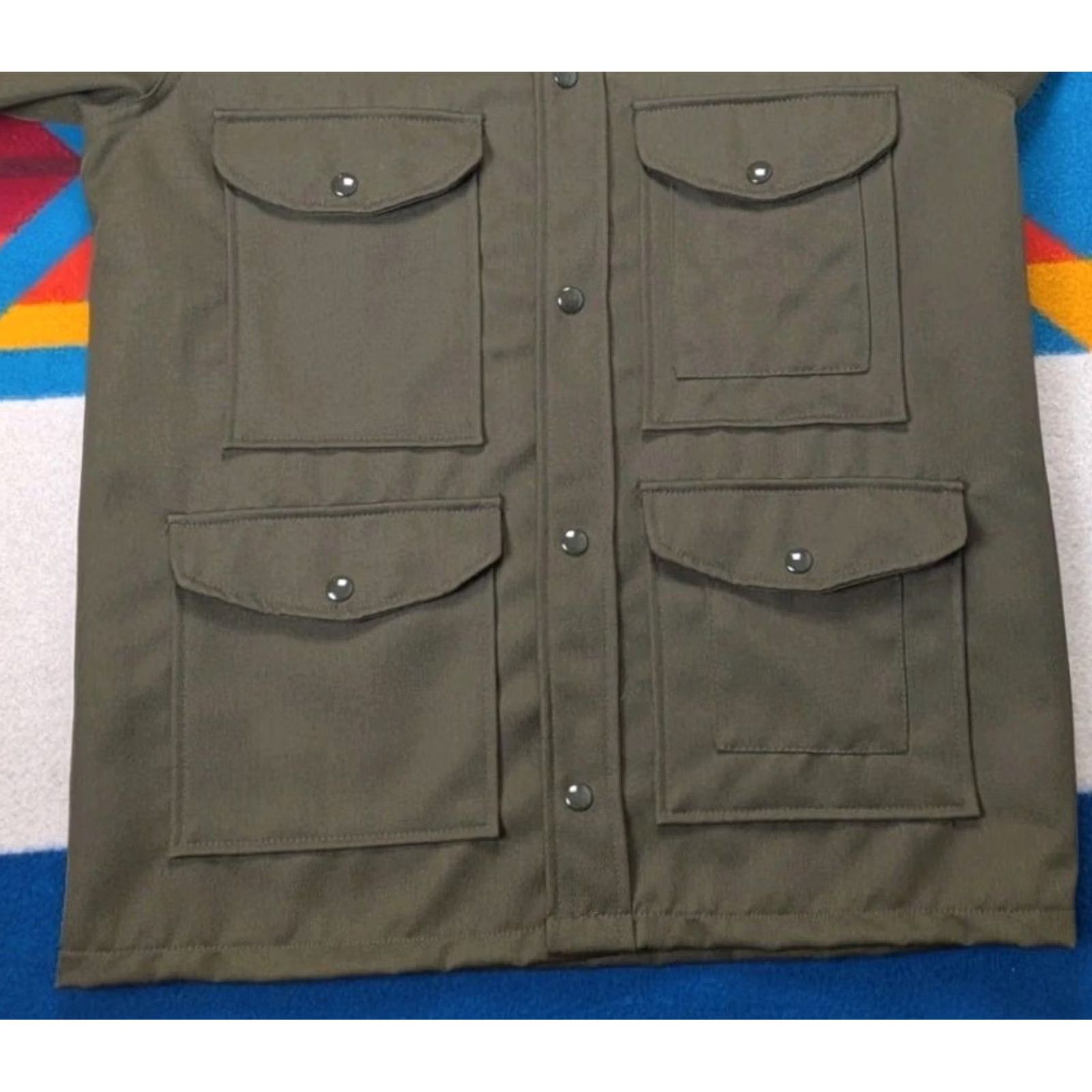 Vintage VINTAGE Butwin Jacket Wool Cruiser Union Made In USA Forrestry Military Green Size 42 Mens Size US XS / EU 42 / 0 - 2 Thumbnail