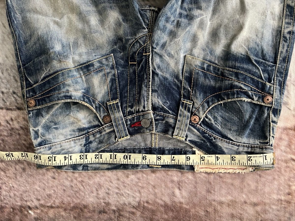 If Six Was Nine × Japanese Brand × Vintage Flare Crazy Striking Blueway Denim Size US 32 / EU 48 - 13 Thumbnail