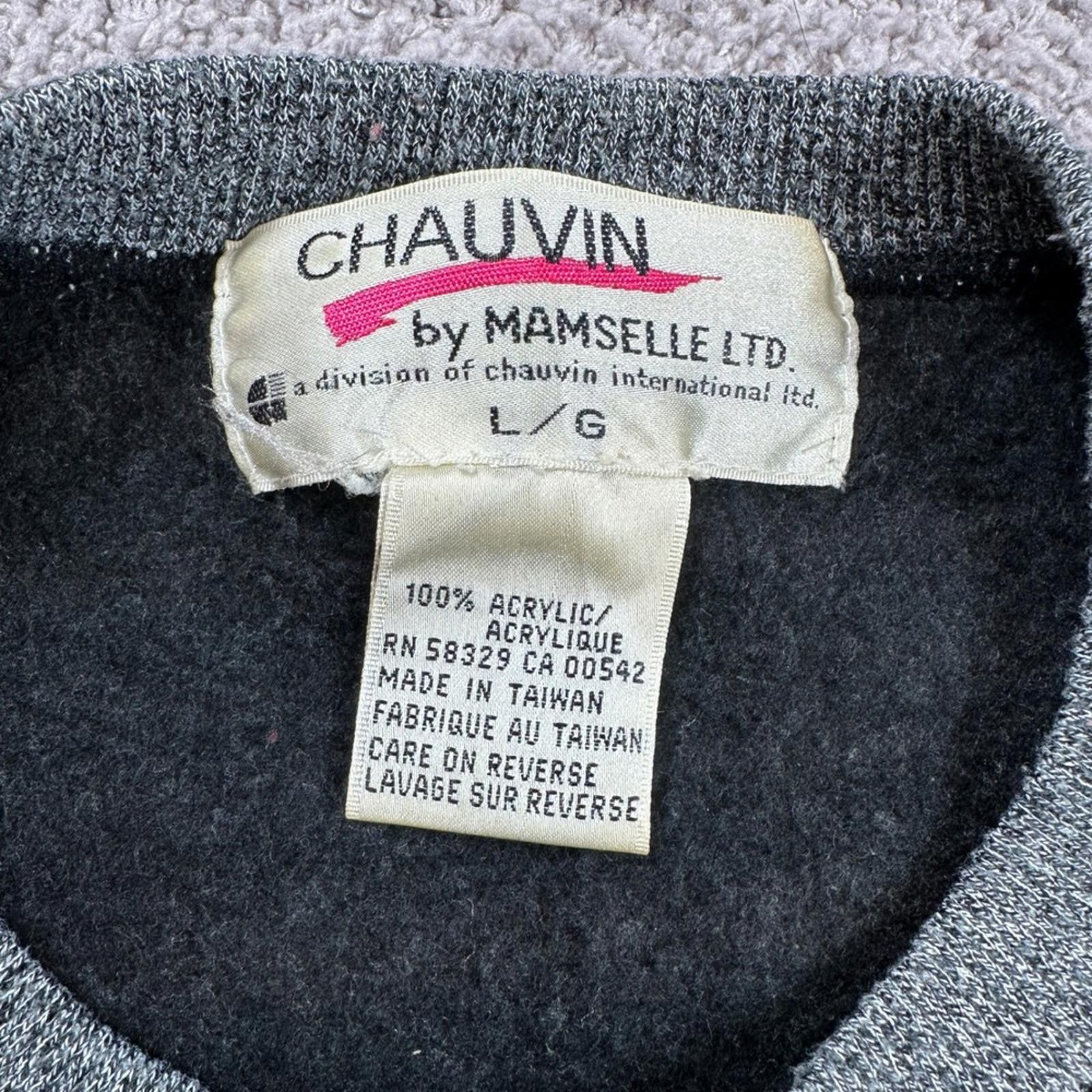 Other Vintage 80s 90s Abstract Graphic Sweatshirt Memphis Knit L Size US L / EU 52-54 / 3 - 4 Thumbnail